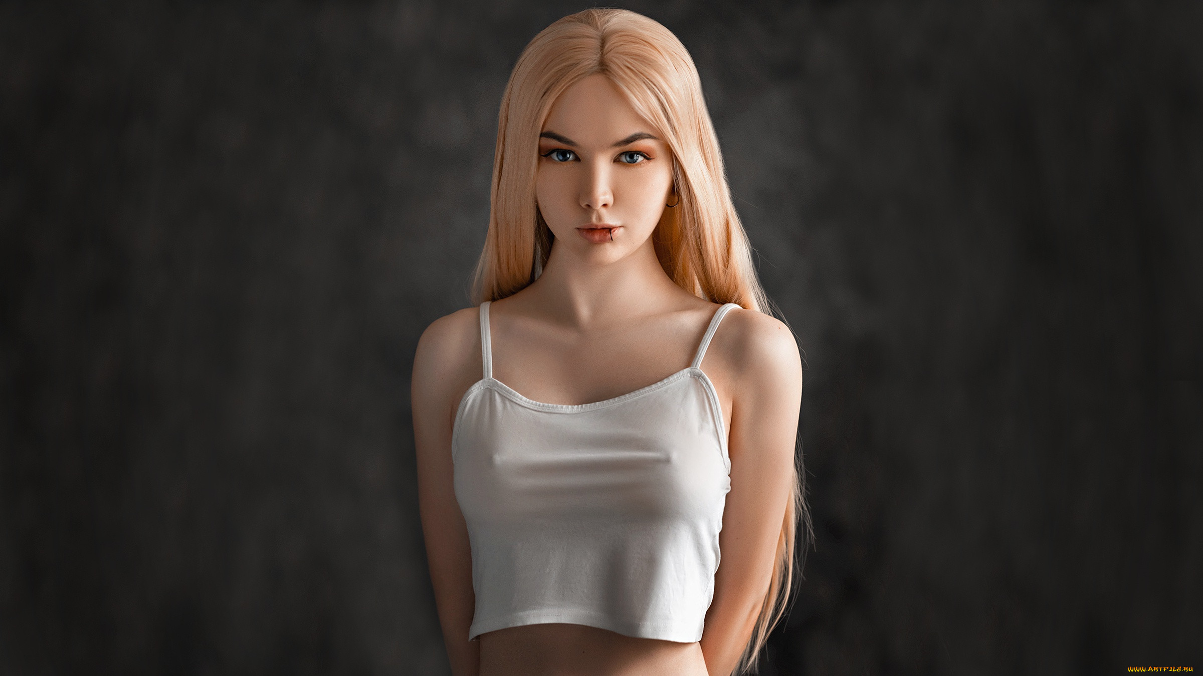 , , - ,  , girl, nipples, beautiful, model, blonde, tank, top